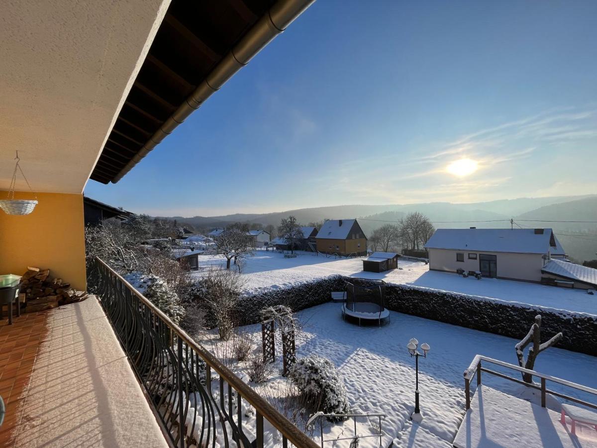 Wohnung Mit Panoramablick 게롤슈타인 외부 사진